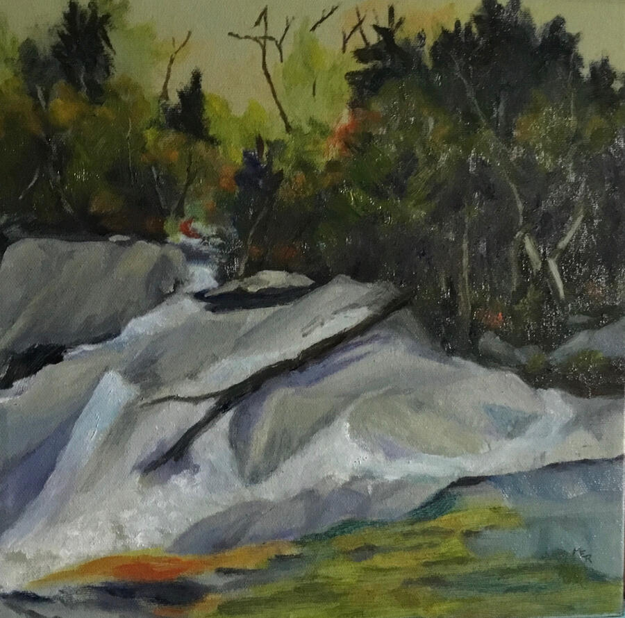 Muskoka Fall, oil, 12x12