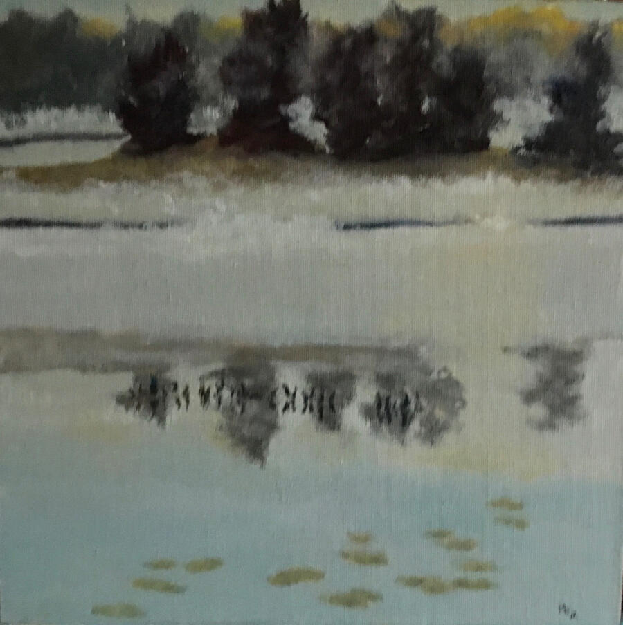 Muskoka Fall, oil, 12x12